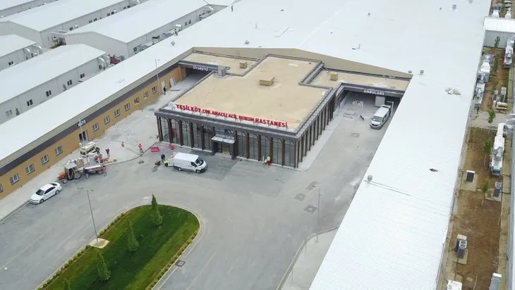 Yeşilköy Çok Amaçlı Acil Durum Hastanesi'nde sona yaklaşıldı!
