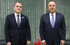 Çavuşoğlu Azerbaycanlı mevkidaşıyla görüştü