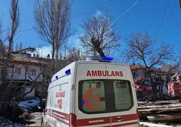 Çorum'da tandır yangını