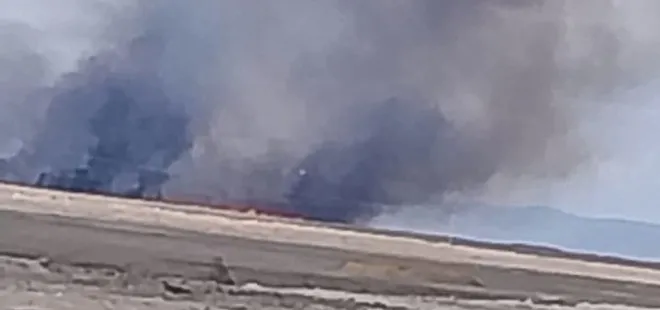 Kayseri'de milli parkta yangın paniği! Dumanlar yükseldi