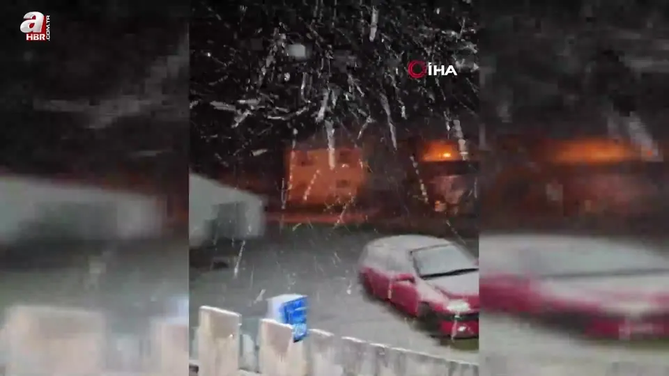 Bolu’nun yüksek kesimlerine kar yağdı