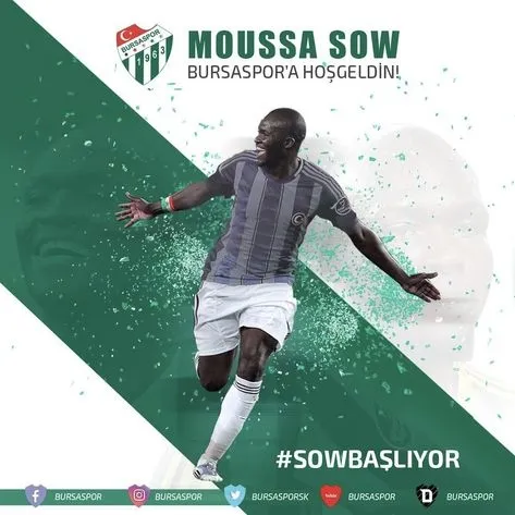 Moussa Sow, Bursa’ya geldi
