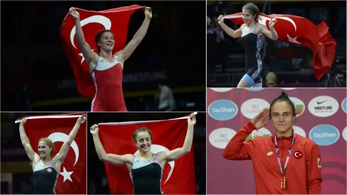 Kadın güreşçilerden tarihi başarı - 1