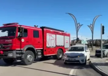 Aksaray’da iki otomobil çarpıştı: 1 yaralı