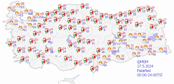 1716529758202.png Sağanak yağış sürecek! 16 il için alarm verildi! İstanbul Ankara İzmir hava durumu... - 9