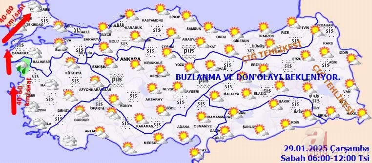 Lapa lapa kar bu sefer haritaya yansıdı! O tarihte havalar tersine dönecek 6