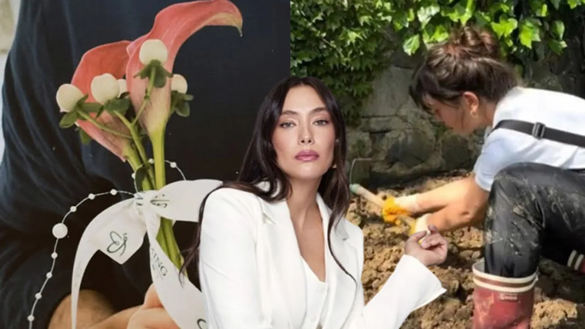 Neslihan Atagül minik oğlu Aziz’i kendi ürettiği besinlerle besliyor!