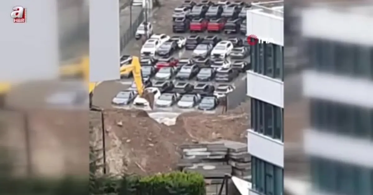 İstanbul'da lüks araçlar suya gömüldü