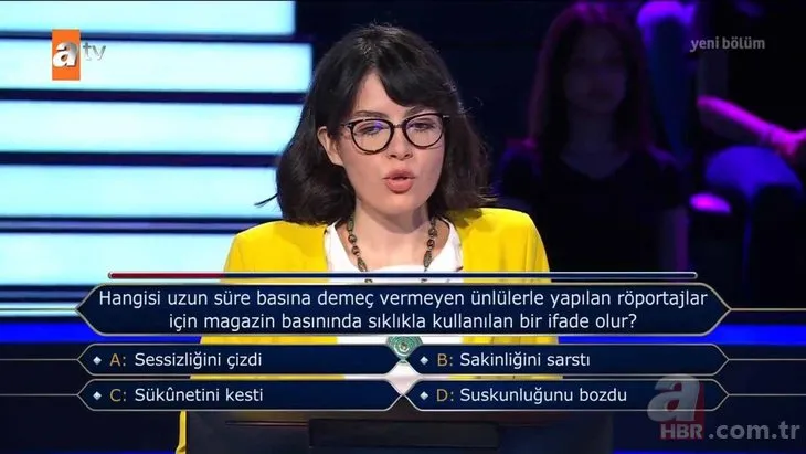 Milyoner'e damga vuran yarışmacı: Bu soruda elenmek marifet ister! ''Onur öğrencisi olarak mezun oldum'' dedi ama...