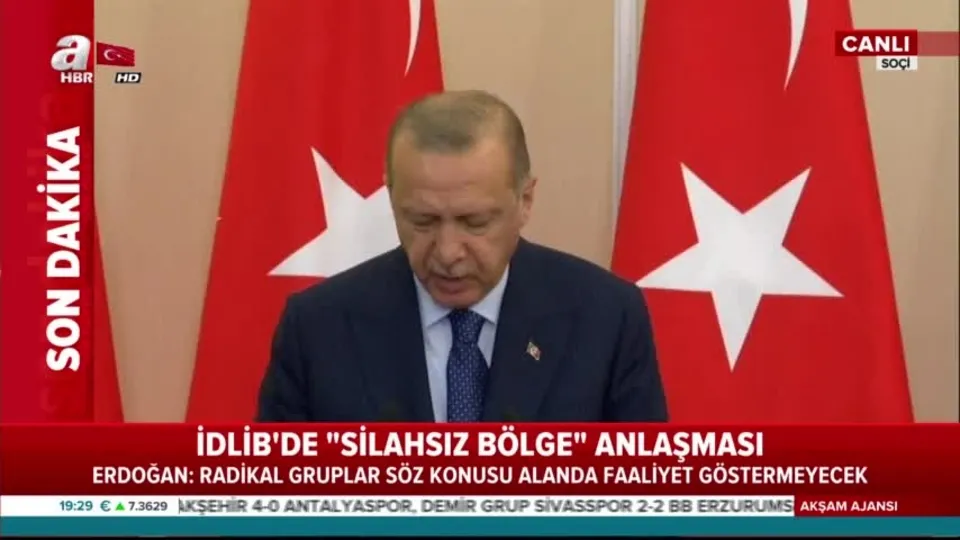 Erdoğan ve Putin açıklama yaptı