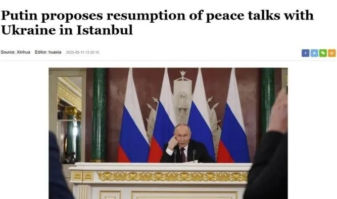 Putin’in İstanbul çağrısı dünya basınında: Müzakere önerisi manşetlerde