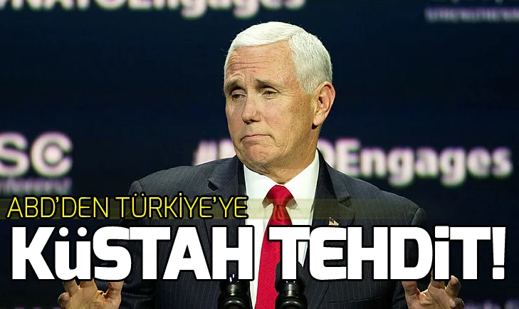 ABDden Türkiyeye küstah tehdit!