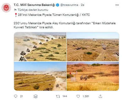 Son dakika: KKTC’de Erken Müdahale Kuvveti Tatbikatı! MSB görüntüleri paylaştı