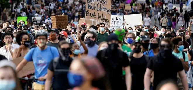 ABD’nin başkenti Washington’da Floyd protestosu büyüyor