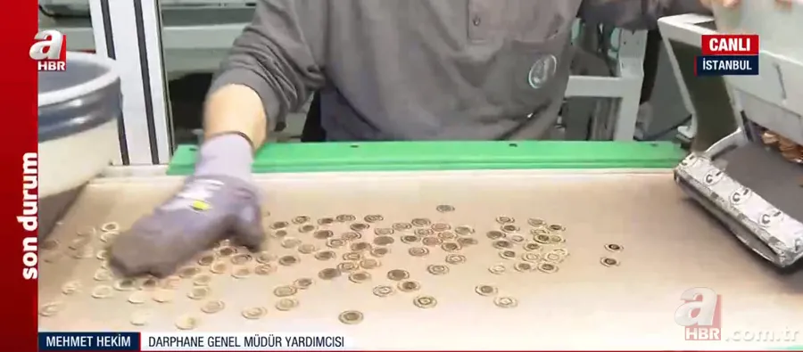 Çeyrek altına yoğun talep! A HABER altınların basıldığı DARPHANE'de: Üretimde artış var 17