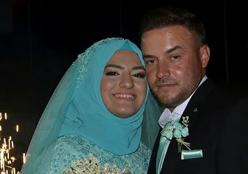 Korkan damat gelini bırakarak kaçtı!