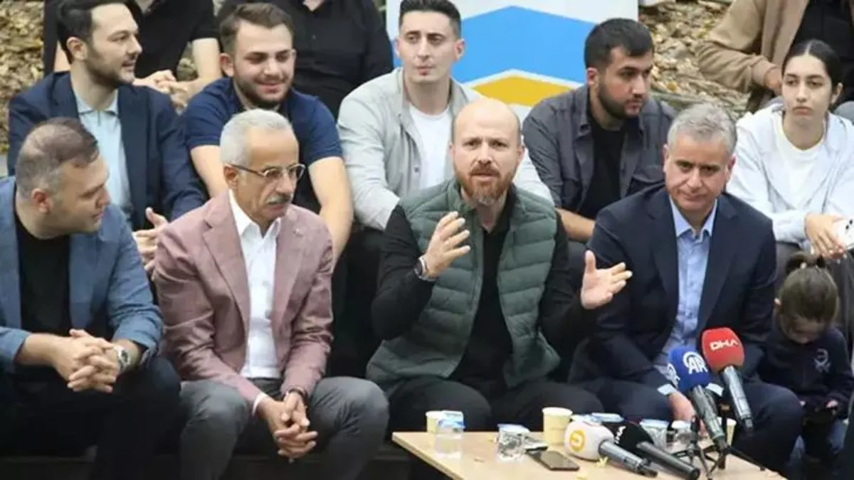 Bakan Uraloğlu ve Bilal Erdoğan gençlerle bir araya geldi