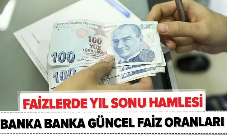 Bankalarda yıl sonu faiz hamlesi! 18 Aralık Ziraat, Halkbank, Akbank ihtiyaç, taşıt, konut kredisi faiz oranları...