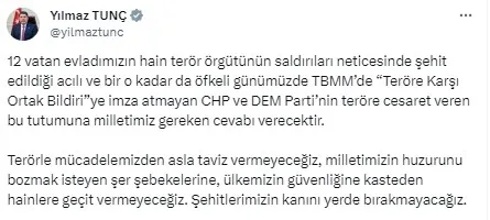 1703387822193.jpg CHP ve PKK'nın siyasi kolu DEM Parti'den skandal karar! Şehitlerimiz için yayınlanan ortak bildiri teklifini reddettiler - 10