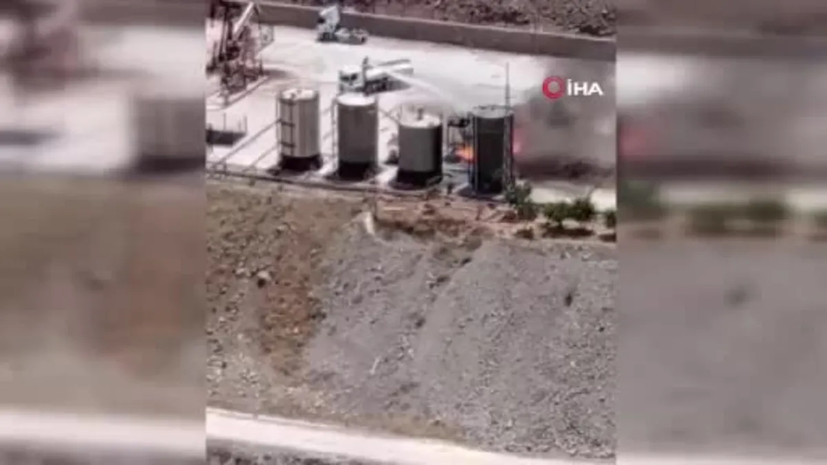 Batman'da yürekleri ağza getiren yangın