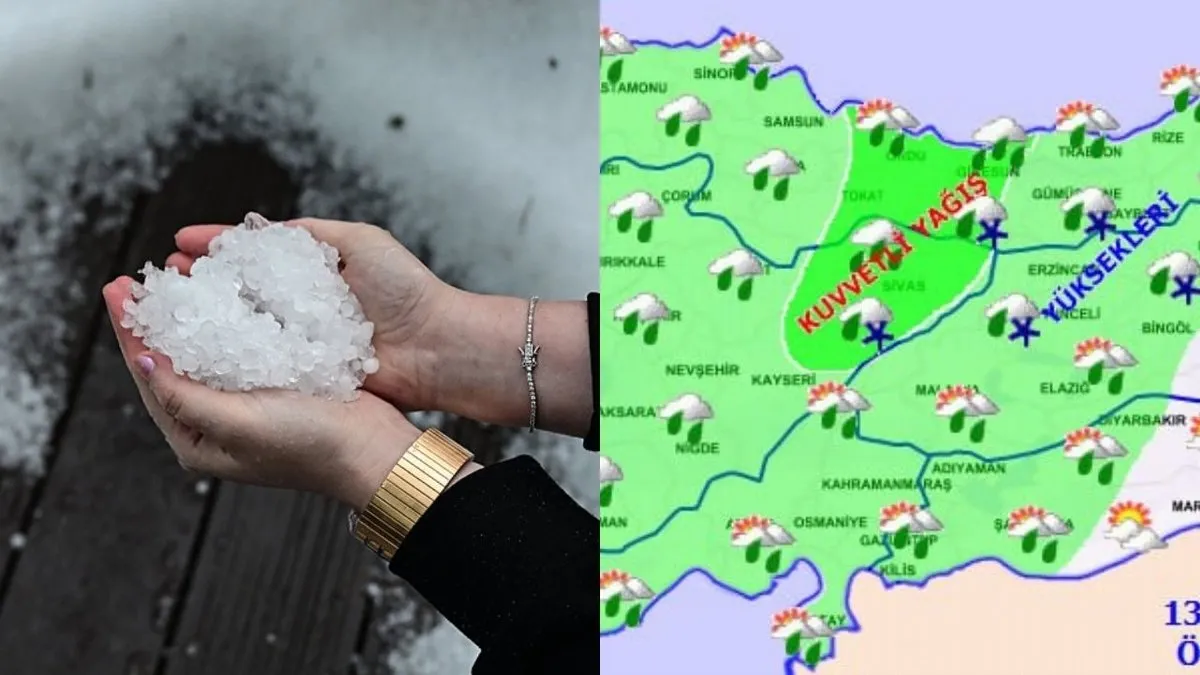Sağanak alarmı verildi: Kuvvetli yağış ve kar haritada! Meteoroloji il il sıraladı! O saatlerde pik yapacak