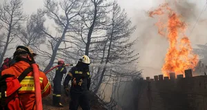 Yunanistan’da yetersiz müdahale protestosu!