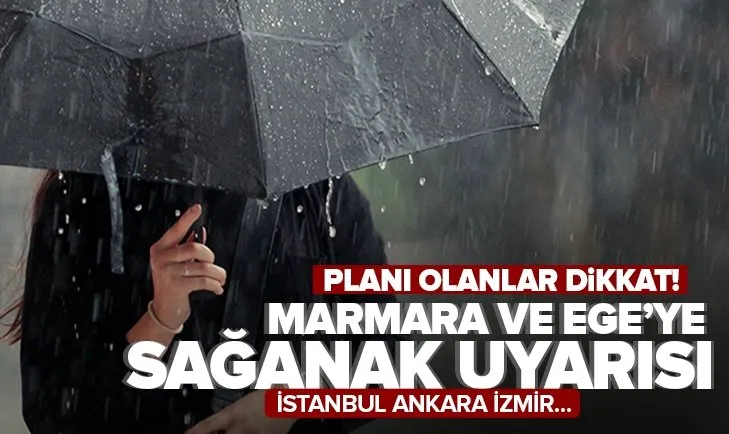 Meteoroloji’den İstanbul başta olmak üzere Marmara ve Ege’deki çok sayıda ile son dakika sağanak yağış uyarısı! 5 günlük hava durumu