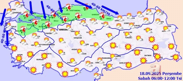 İstanbul için kritik saatler! Gök gürültülü sağanak, sel ve fırtına alarmı: 4 bölgede rüzgar 60 KM'yi bulacak! İşte riskli yerler... 10