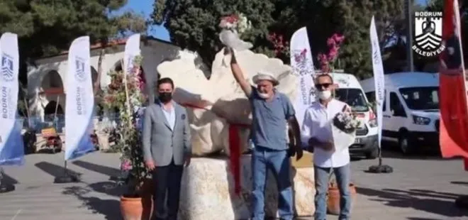 CHP’li Bodrum Belediyesi yine yaptı yapacağını! Ahmet Aras: Bu heykel için 2 yıl uğraştık