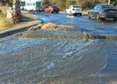 Susuz kalan Bodrumda isale hattı patladı!