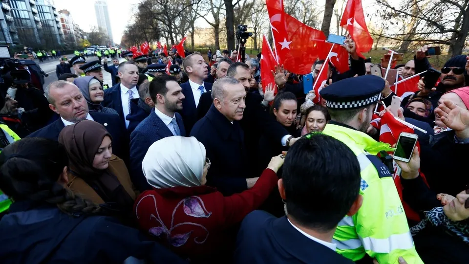 Başkan Erdoğan'a Londra'da sevgi seli
