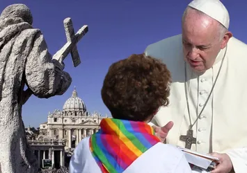 Papa’dan skandal onay: Aile değerlerini görmezden geldi LGBT sapkınlığını resmi olarak kutsadı