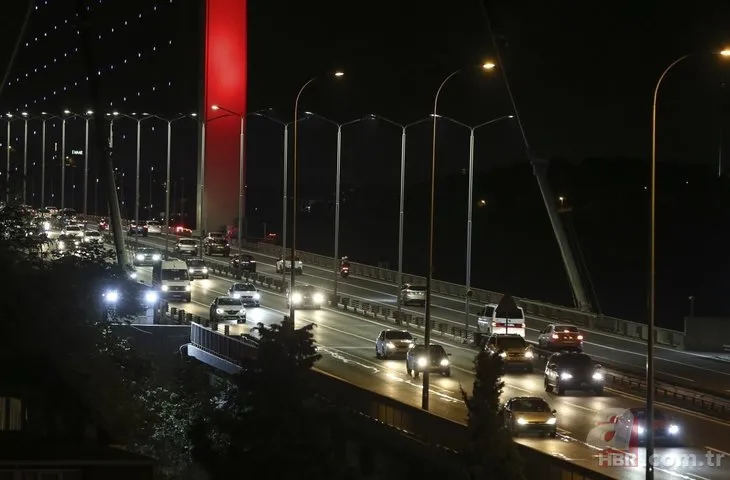 Sokağa çıkma kısıtlaması bitti İstanbul’da trafik yüzde 20 oldu