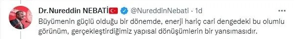 CHP Sözcüsü Faik Öztrak'a Hazine ve Maliye Bakanı Nureddin Nebati'den "TABLO" yanıtı 5