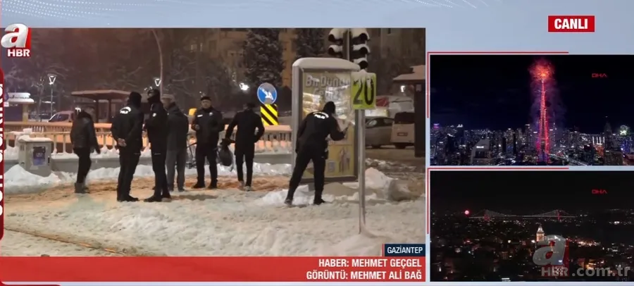 Yeni yılın ilk dakikalarında A Haber ekipleri sahada! Yurt genelinde neler oluyor? 15