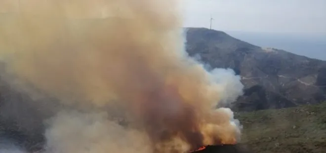İzmir’de korkutan yangın! Ekipler hem karadan hem de havadan müdahale etti! 15 saat sonra söndürüldü