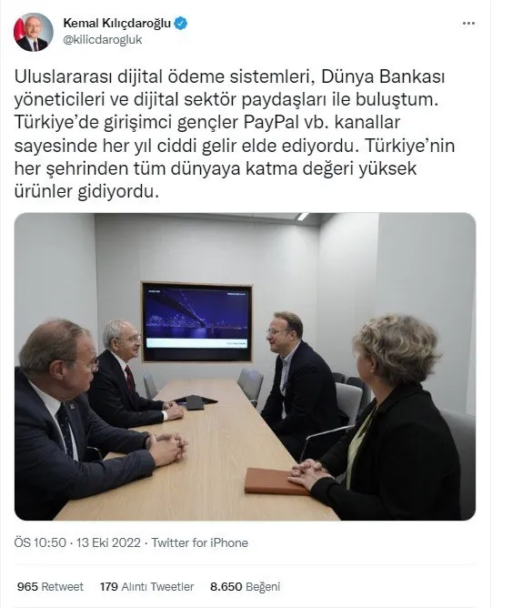 Kılıçdaroğlu yalanlarına ABD’de de devam ediyor! ’PayPal’ı yasakladılar’ iftirası elinde patladı