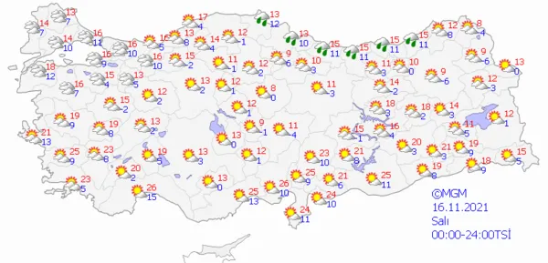 1636819802472.png Meteoroloji'den yeni açıklama! Güneş sağanak yağış ve buzlanma! İstanbul Ankara İzmir'de bu hafta hava durumu nasıl olacak? - 8