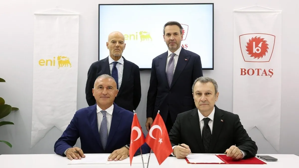 BOTAŞ ile ENI arasında imzalar atıldı! 1,5 milyar metreküplük LNG sağlayacak