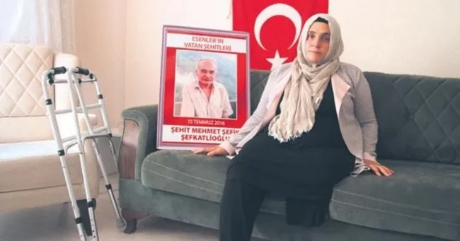 15 Temmuz’da eşini ve bir bacağını kaybeden Vahide Şefkatlıoğlu: İki cihanda çekecekler