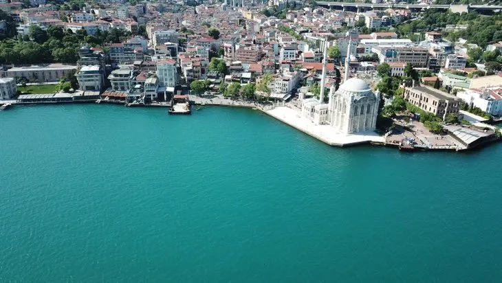 İstanbul Boğazı’nda görsel şölen! Havadan böyle görüntülendi