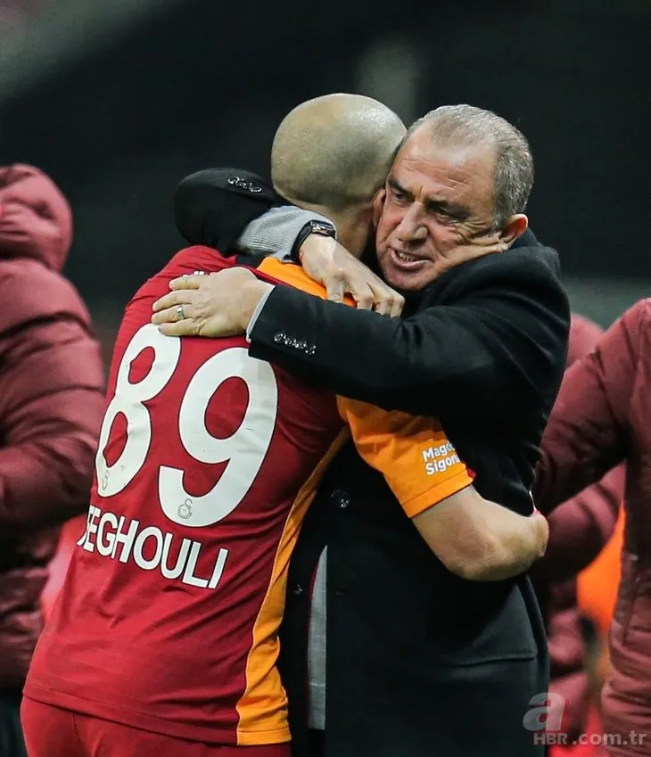 Feghouli attı, Terim sevinçten havalara uçtu! Galatasaray - Kayserispor maçından çarpıcı kareler