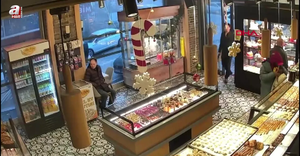 Altınlı pasta heyecanı! Dedektöler aradı| O anlar güvenlik kamerasına yansıdı