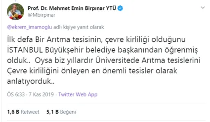 Ekrem İmamoğlu’na sert tepki: Avrupa’nın en büyük arıtma tesisi olacaktı