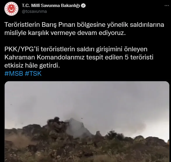 Son dakika: Türk komandoları 5 teröristi etkisiz hale getirdi - 1