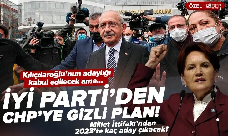 İYİ Parti’den 2023 için gizli plan! Kemal Kılıçdaroğlu öne sürülecek ama amaç başka... Millet İttifakı’nın 2023 adayı kim olacak? Onur Erim A Haber’de yorumladı