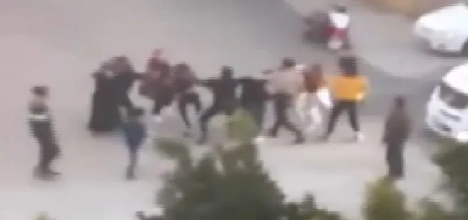 Antalya’da kadınların kavgasında 20 kişi birbirine girdi! O anlar kamerada