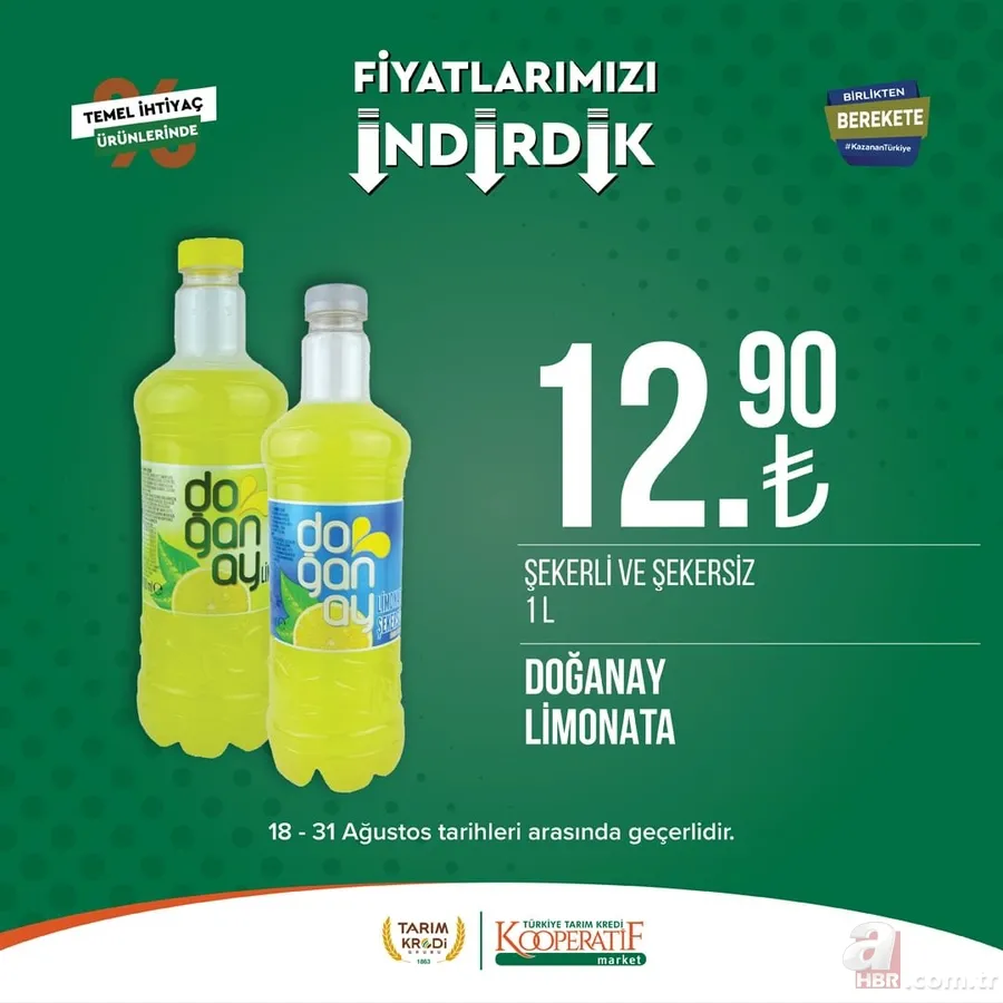 Yeni ürünleri görenler kapıda kuyruk oldu! Tarım Kredi Market listeyi güncellendi! 30'lu yumurta 68.50, Tereyağı 89.90, 40'lı tuvalet kağıdı 168.90 TL... 16