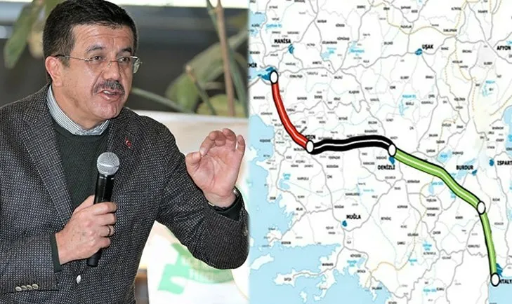 Nihat Zeybekci Acikladi Izmir Antalya Arasi Hizli Tren Projesi