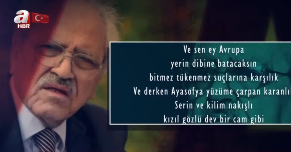 Sezai Karakoç'un mısraları ile Ayasofya